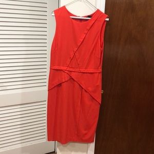 BCBG Orange Sheath Dress